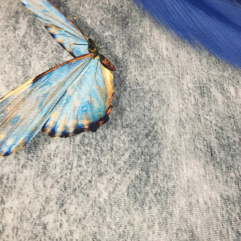 Dywan w stylu glamour z piórkami