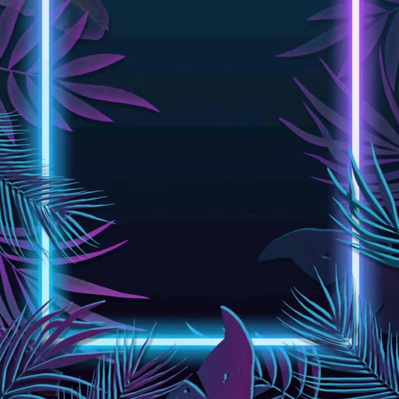 Dywan gamingowy dla fanów gier w neonowych kolorach