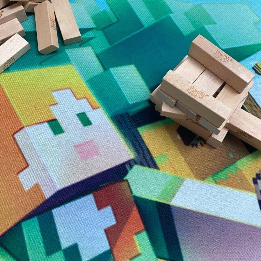 Dywan do pokoju dziecięcego z motywem gry Minecraft | Alex