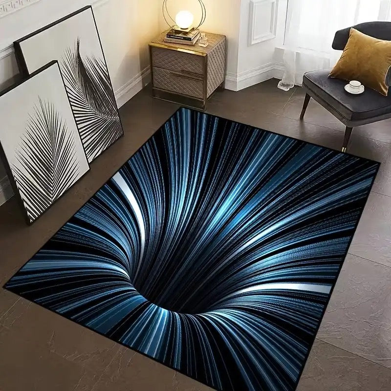 Dywan do pokoju w efekcie 3D z iluzją optyczną