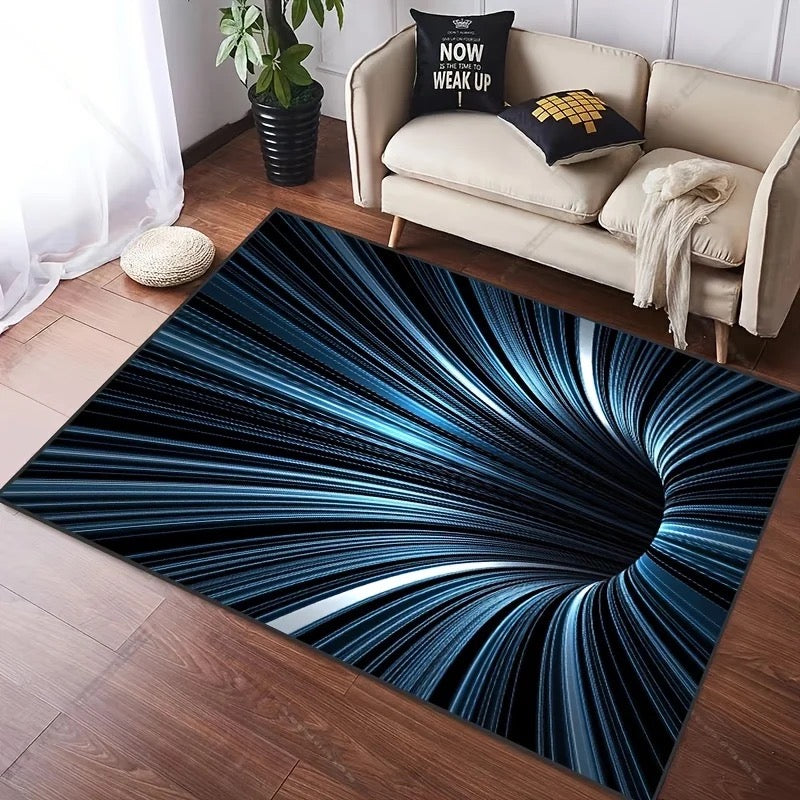 Dywan do pokoju w efekcie 3D z iluzją optyczną