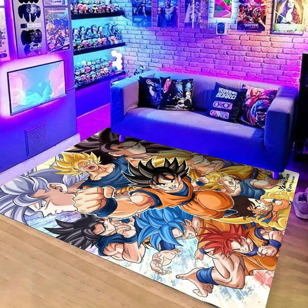 Dywan do pokoju dziecięcego z motywem serialu Dragon Ball