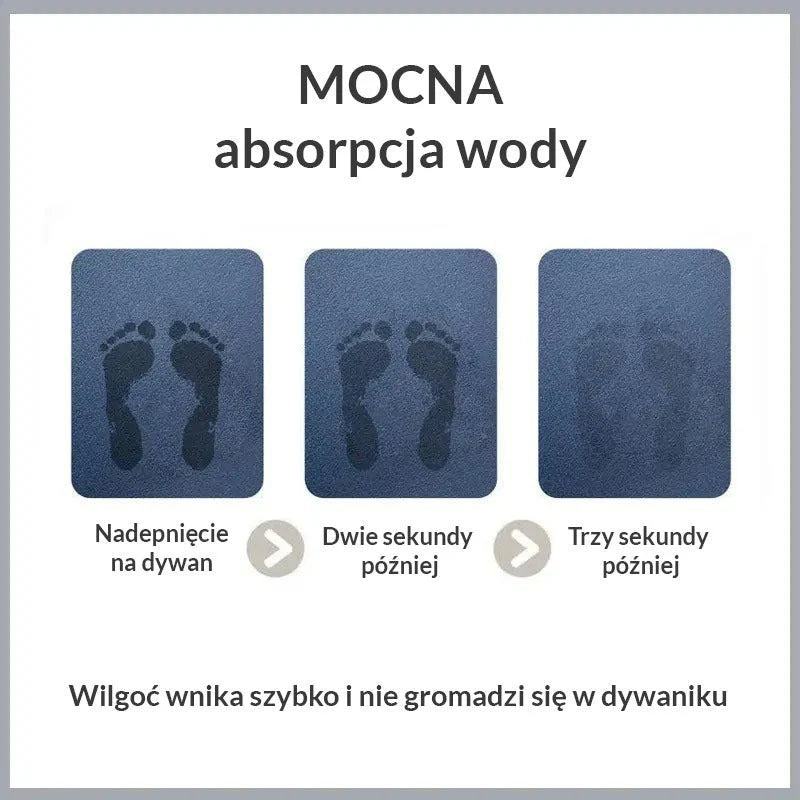 Chodnik kuchenny, antypoślizgowy z beżowym geometrycznym wzorem