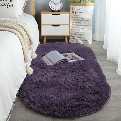 Miękki i puszysty dywan do pokoju shaggy | Fioletowy