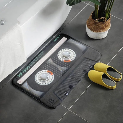 Szybkoschnący, chłonny, antypoślizgowy dywanik łazienkowy - Kaseta magnetofonowa