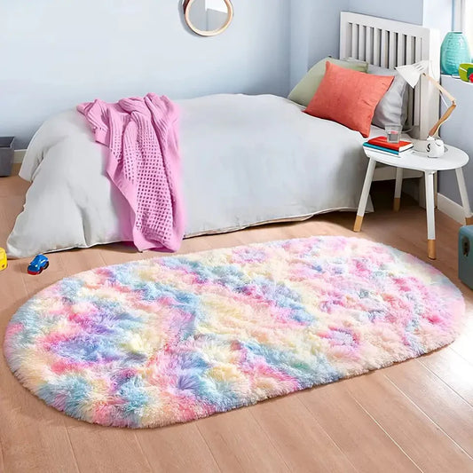 Miękki i puszysty dywan do pokoju shaggy | MULTIKOLOR