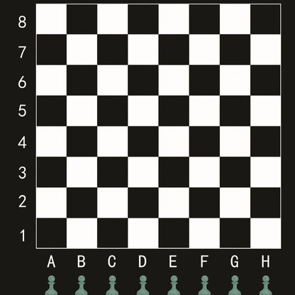 Dywan do pokoju ze motywem gry w szachy
