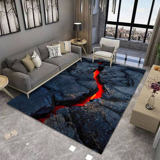 Dywan do pokoju z efektem 3D | Lawa