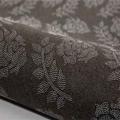 Okrągły dywan z geometrycznym wzorem | Szary