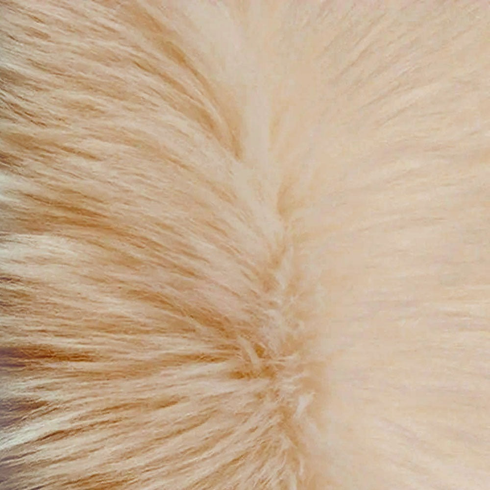 Dywan shaggy z długim włosiem, o nieregularny kształcie | Beżowy