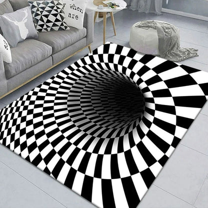 Dywan do pokoju w efekcie 3D | Iluzja optyczna